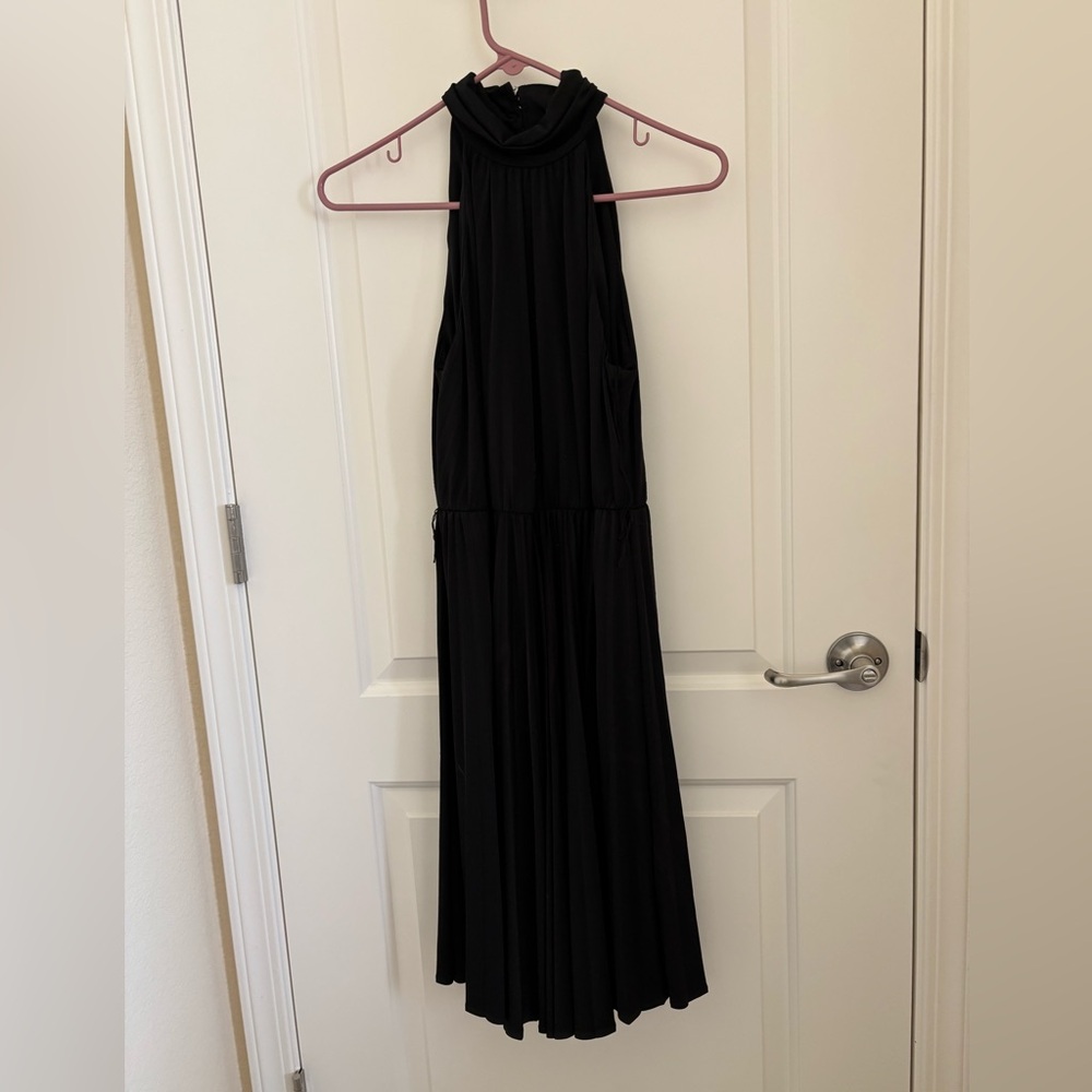 Muse Black Halter dress
